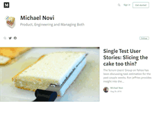 Tablet Screenshot of michaelnovi.com